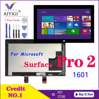 

Original LCD Screen Replacment 10.6" LCD Display Touch Screen Assembly For Microsoft Surface Pro 2 Pro2 LTL106HL01-001 1601 1514