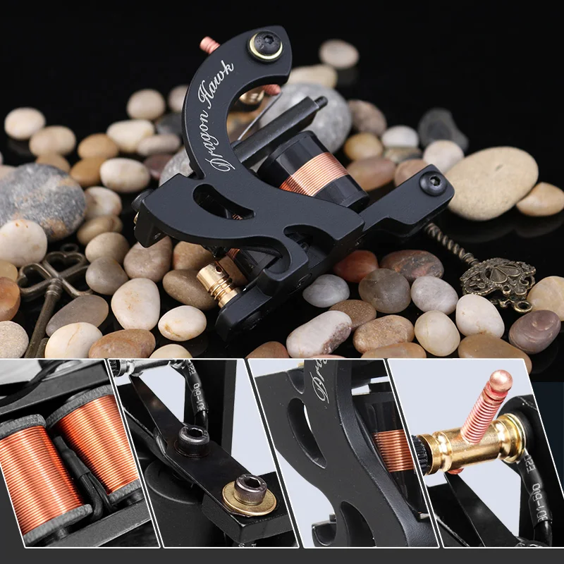 Тату машинка Дракон ястреб 10 катушек|tattoo gun|tattoo machine wrap10 wrap coils |