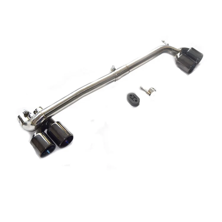 

Titanium black 2 to 4 stainless steel muffler tip fit for 17-19 BMW 3 series modified 320 330 425 430 Original MT MP bodykit
