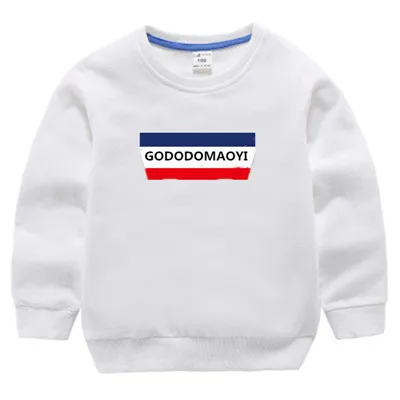 GODODOMAOY/ г. Весенний Топ; детский пуловер с героями мультфильмов; одежда с длинными рукавами; одежда для детей; футболки с принтом для девочек из хлопка