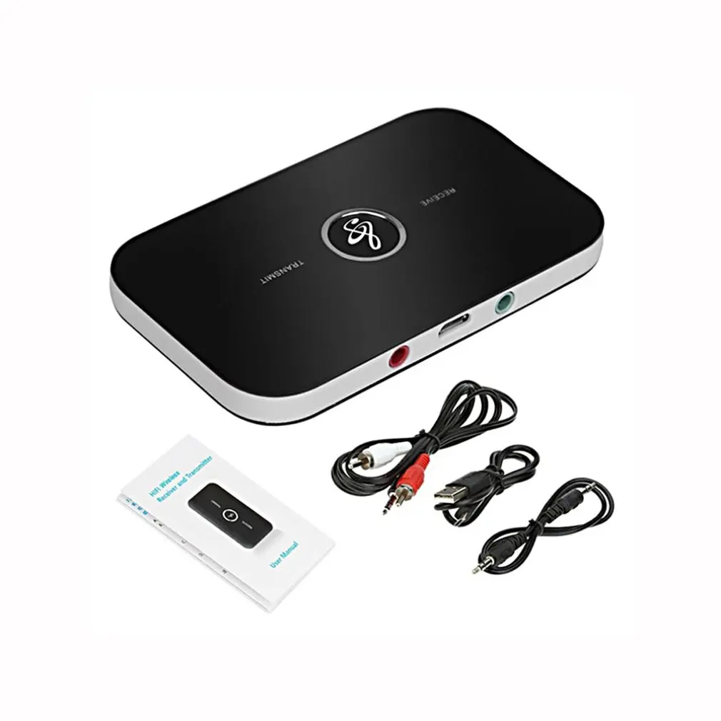 

Bluetooth 5.0 Audio Transmitter Receiver 2 In 1 3.5mm Jack RCA Stereo Music Wireless Adapter For Car Headphone Speaker TV PC