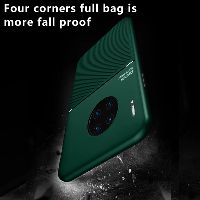 Роскошный силиконовый автомобильный Магнитный чехол для телефона Huawei Mate 30 20X10 9 8