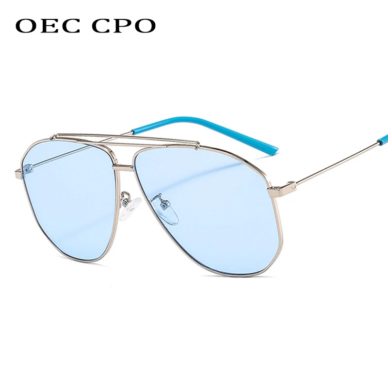 

Fashion Oversized Pilot Sunglasses Women Retro Brand Designer Metal Frame Man Sun Glasses Ladies Travel driving UV400 Eyewear