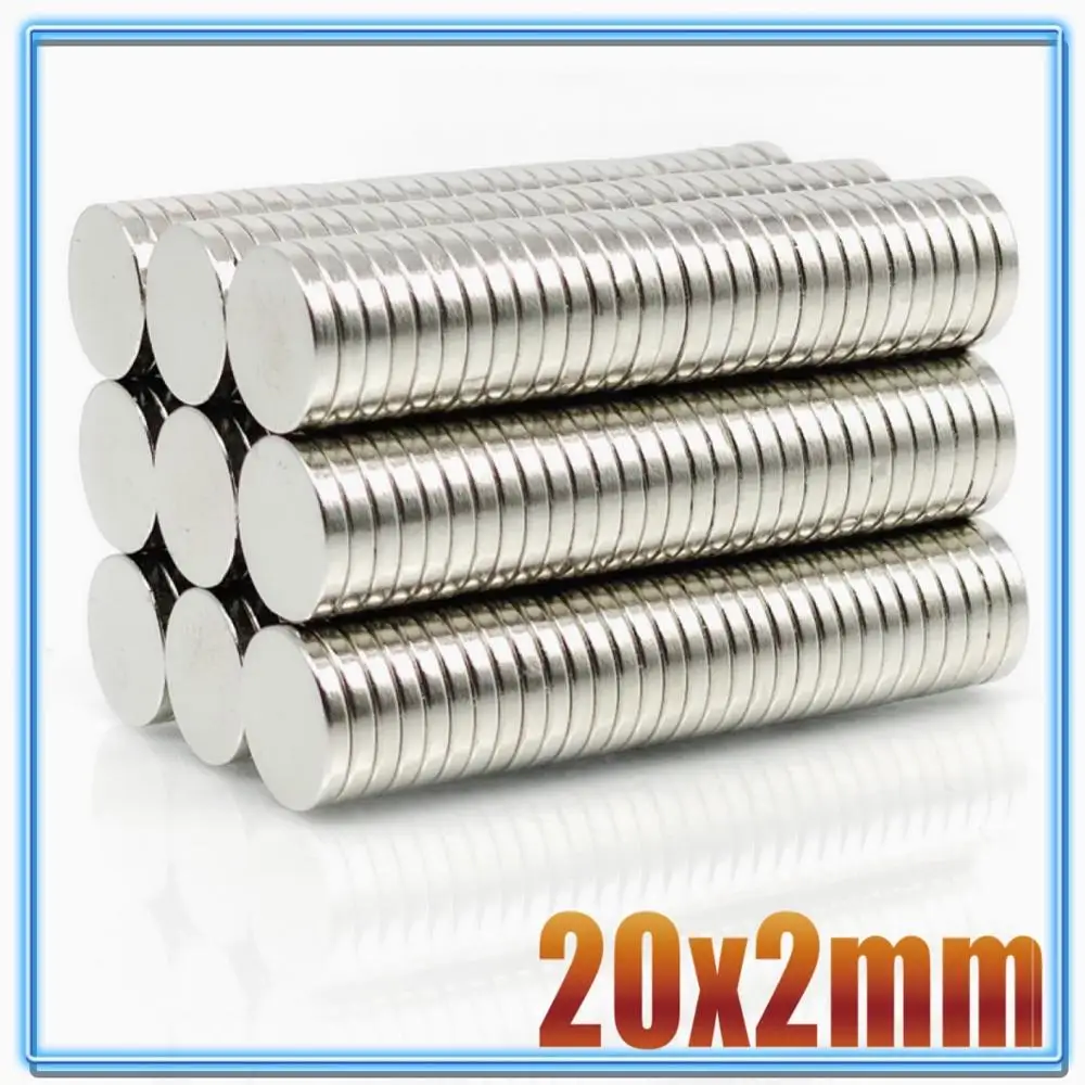 5 ~ 200 шт N35 Круглый магнит 20x1 20x2 20x3 20x4 20x5 неодимовый постоянный NdFeB супер сильные
