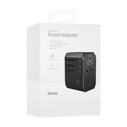 Benks 5.6A Быстрая зарядка 3,0 USB зарядное устройство портативное универсальное по всему миру все в одном зарядное устройство для телефона дорожный настенный адаптер питания переменного тока