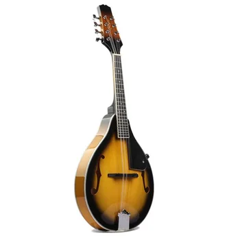 

HOT-8-String Basswood Mandolin Musical Instrument with Rosewood Steel String Mandolin Stringed Instrument Adjust