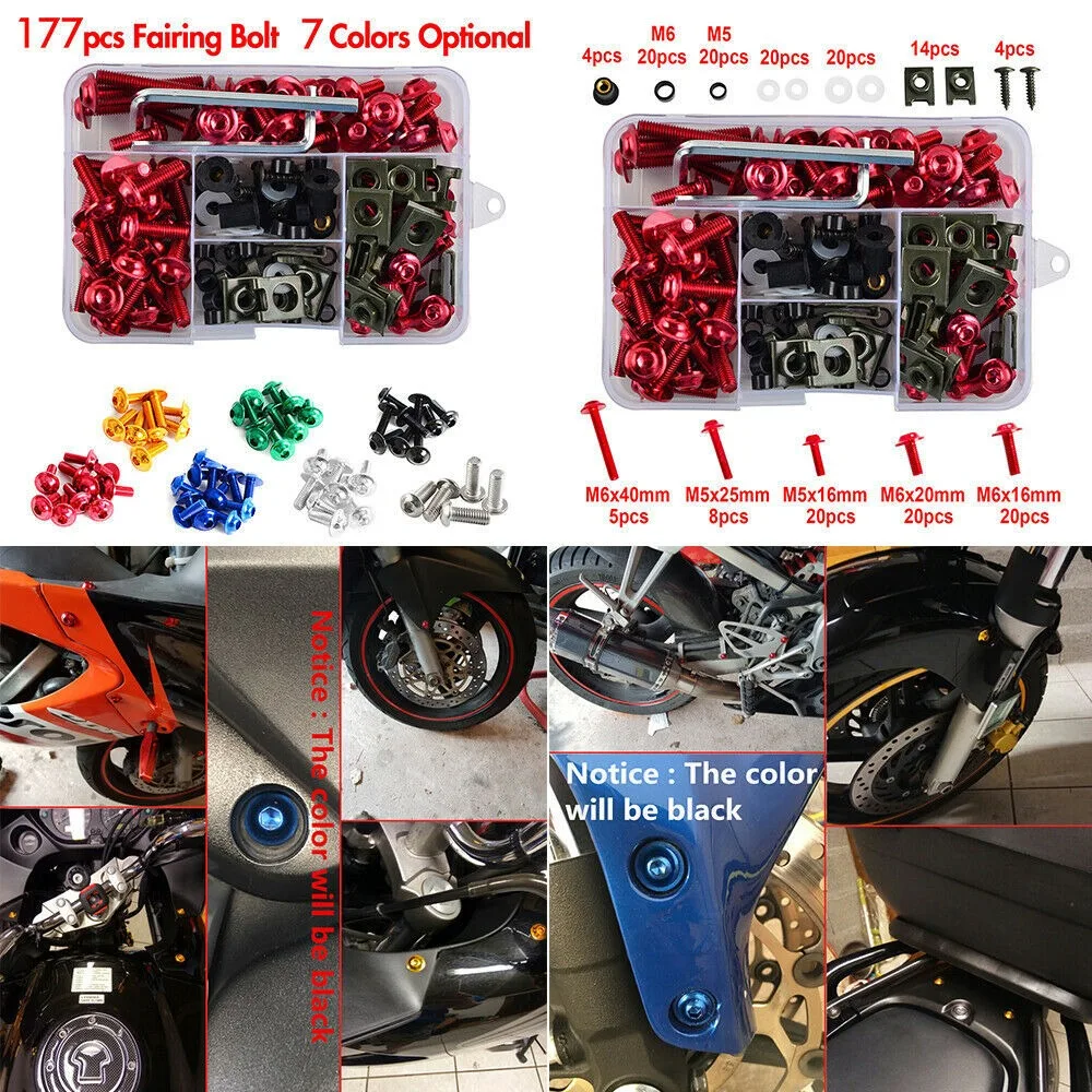 Винты для лобового стекла мотоцикла SUZUKI GSR 177 S SV 250 650 GSF 750 250F GSX 1250FA HONDA 1250 шт. |