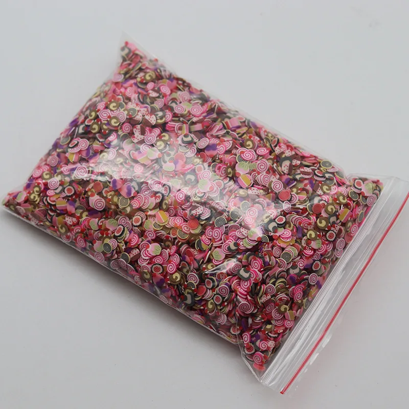 cake 120g Мягкая Керамика, фрукты, животные нарезанные аксессуары для маникюра DIY Хрустальная грязь Shrem грязь с наполнителями стоит 10000 штук в упаковке - Цвет: cake 120g