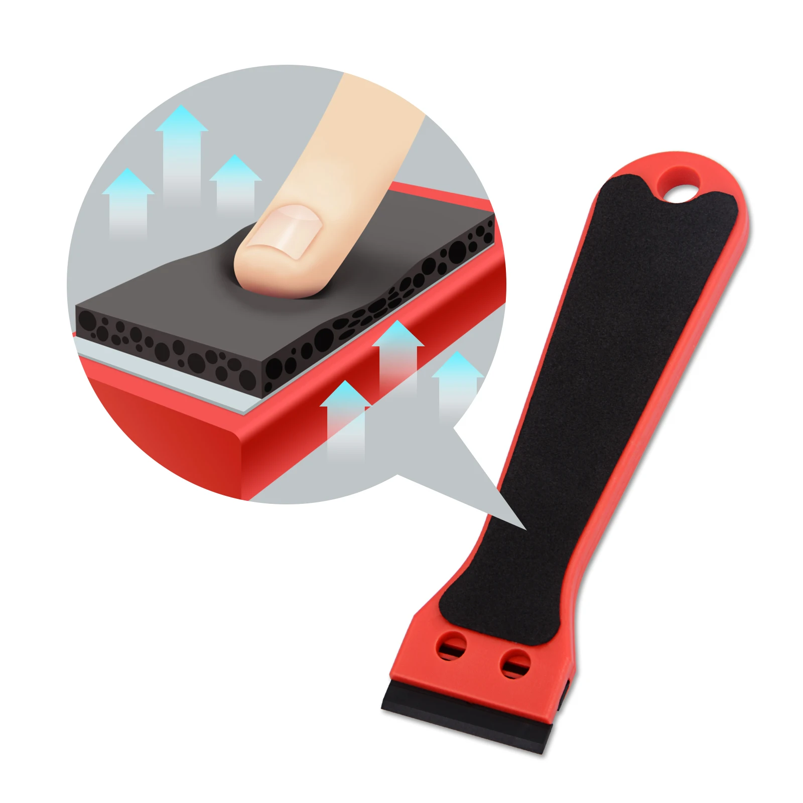 FOSHIO углеродное волокно наклейка покрытие на автомобиль для удаления бритвы скребок очиститель Инструмент+ 100 шт. лезвие Окно Стекло кухонная печь чистый Ракель