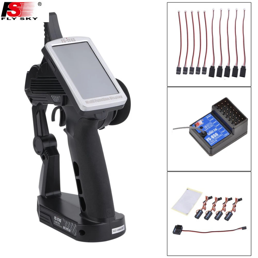 

Flysky FS-BS6 Receiver with gyro stabilization system with Flysky FS-IT4S/ FS-GT5 Remote Control
