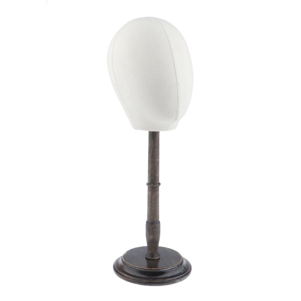Manequim para Perucas Display para Vitrine Suporte com Pinos e Fita Cabeça Destacável Móvel Chapéu Fixação Loja Varejo 2 Suporte p/ peruca