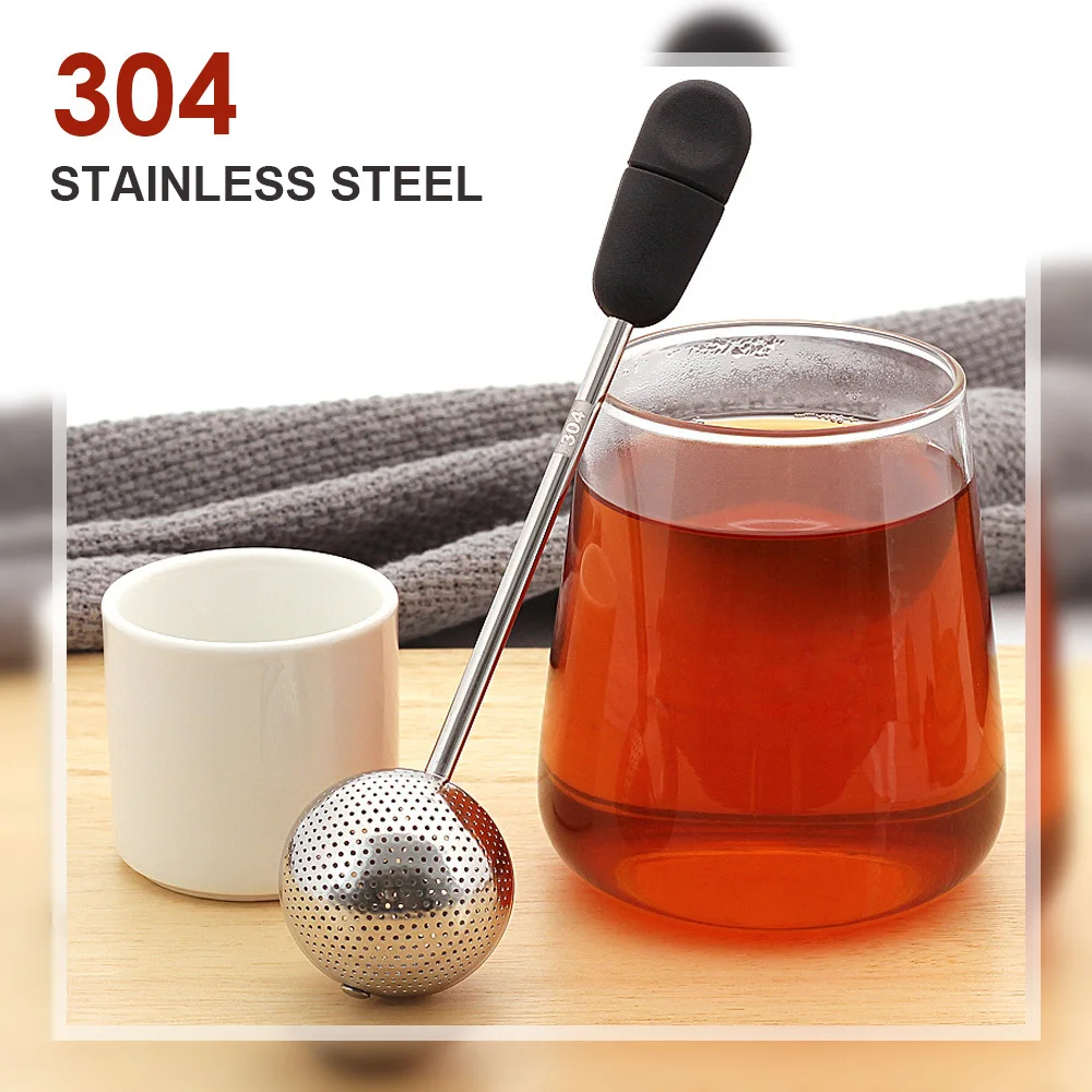 Teapot Mesh Tea Infuser Strainer Stainless Steel Reusable Metal Tea Bag
