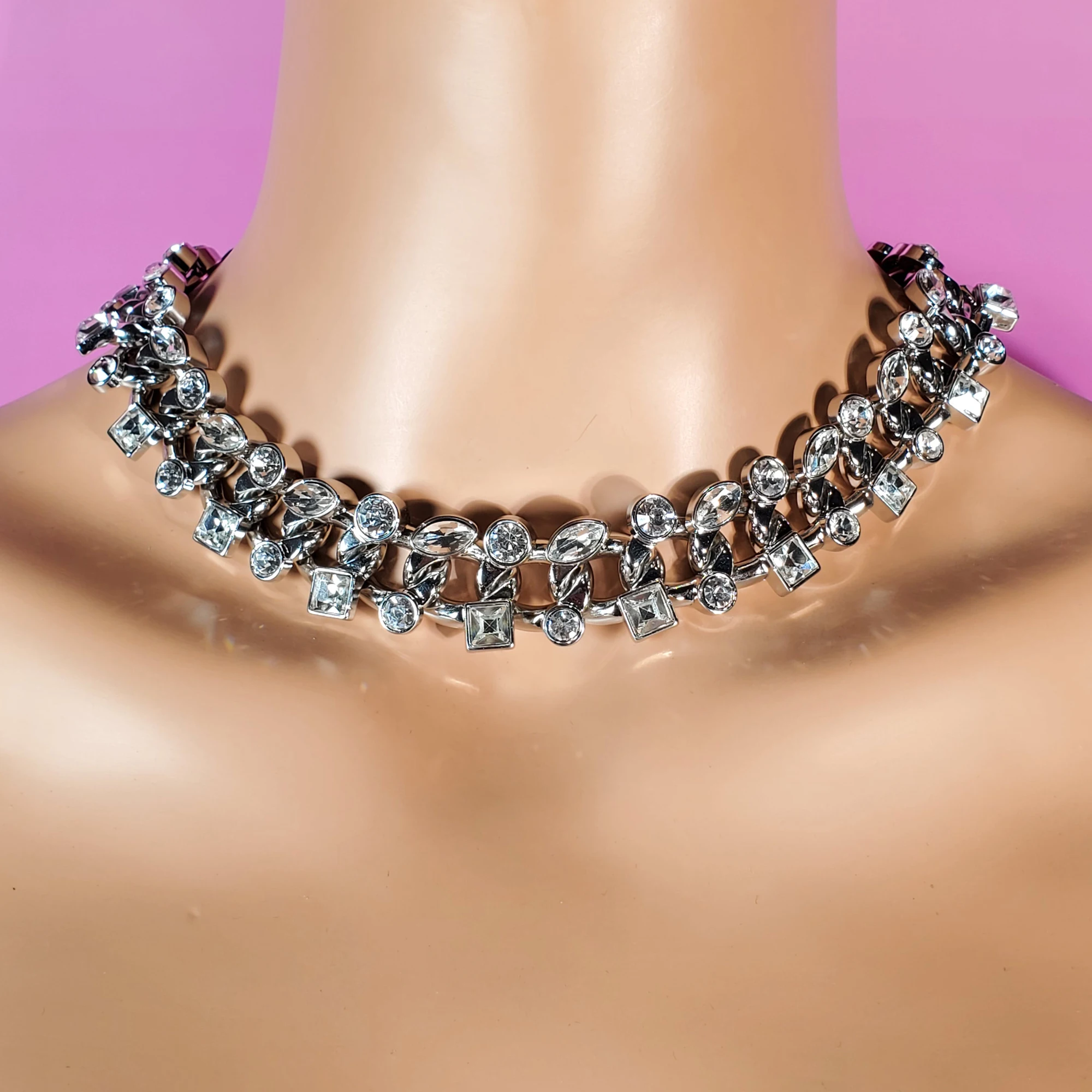 Blingbling Necklace, Crystal Choker, New Arrival Hot Trendy Accessories for Women, Bridal Wedding Jewelry, Gift for Her