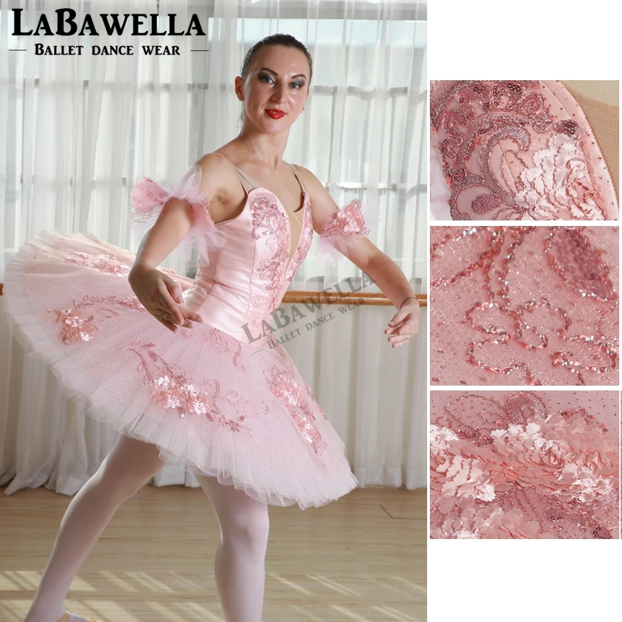 Новинка, розовая профессиональная балетная пачка La Sylphide, для взрослых, BT9172, для девочек, классический костюм, балетная пачка для выступлений, для соревнований