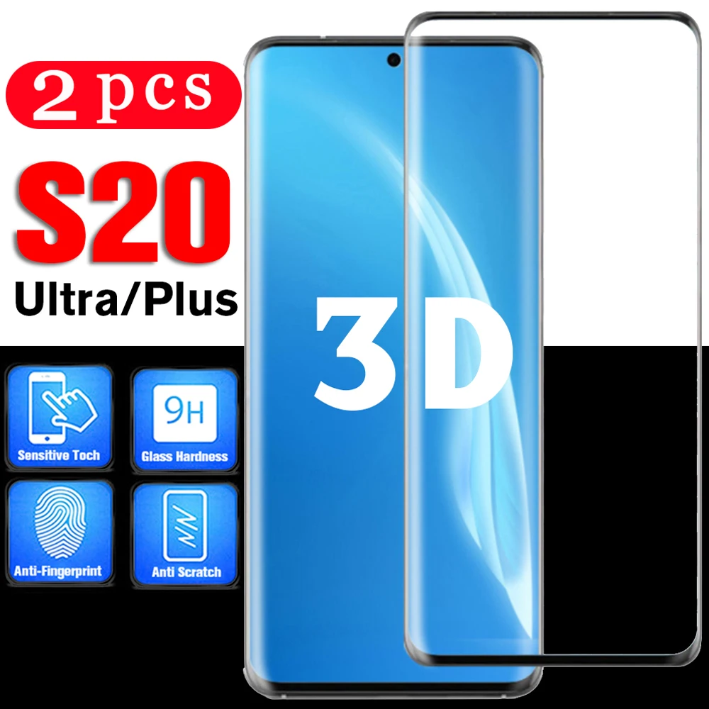 2 шт. полное покрытие для samsung galaxy s20 ultra s10 lite s10e s9 s8 plus s7 edge закаленное стекло Защита