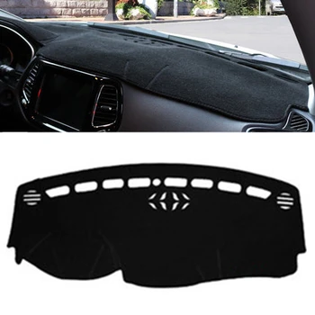 

SJ Non-Slip Car Inner Auto Dashboard Cover Dashmat Pad Carpet Sun Shade Dash Board Cover Fit For JEEP Compass 2017 2018 2019
