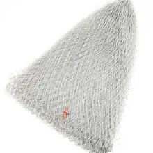 Diâmetro 40 cm/50 cm dobrável cabeça de rede de desembarque pesca mão rede brail net sem liga alumínio anel pesca equipamento