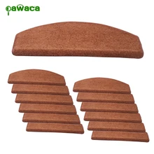 13 шт. нескользящие ковровые ступени лестницы набор, ковер "протектор" Внутренний прочный коврик самоклеющиеся протекторы ПЭТ лестницы крышка 65x24 см