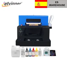 

Jetvinner A3 DTG T-shirt Printer With Textile Ink Flatbed Printer Printing Machine For White Dark T-shirt Hoodies Canvas Bag