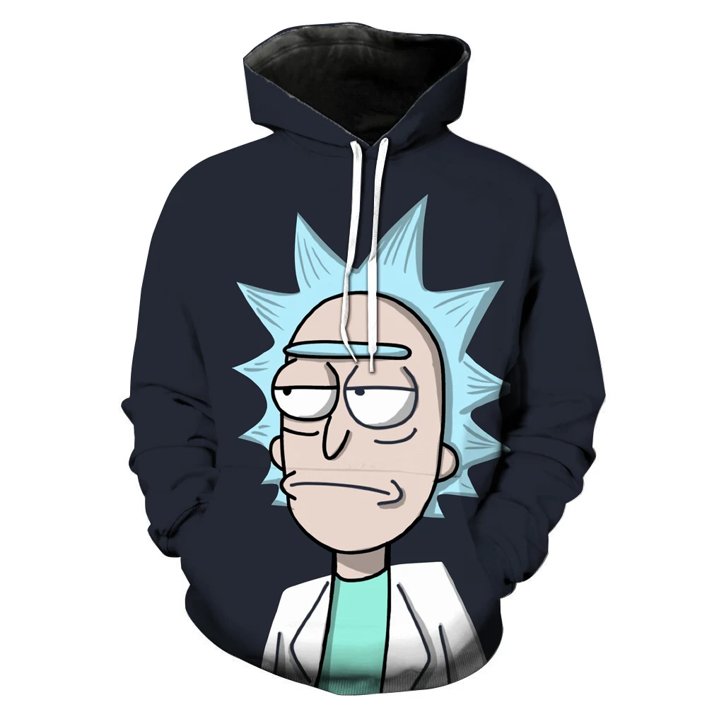  Rick and Morty Hoodies By jml2 Art Sweatshirt Men Brand 3D effect Print Shirt Casual Tracksuit Pull