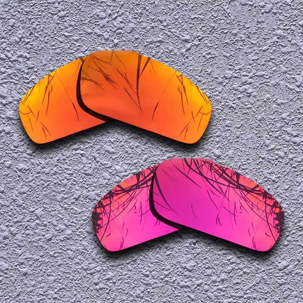 Fire Red-Red 2 Pairs Polarized Replacement Lenses for Oakley Monster Pup Sunglasses- Multiple Choices - Цвет линз: Fire Red-Red