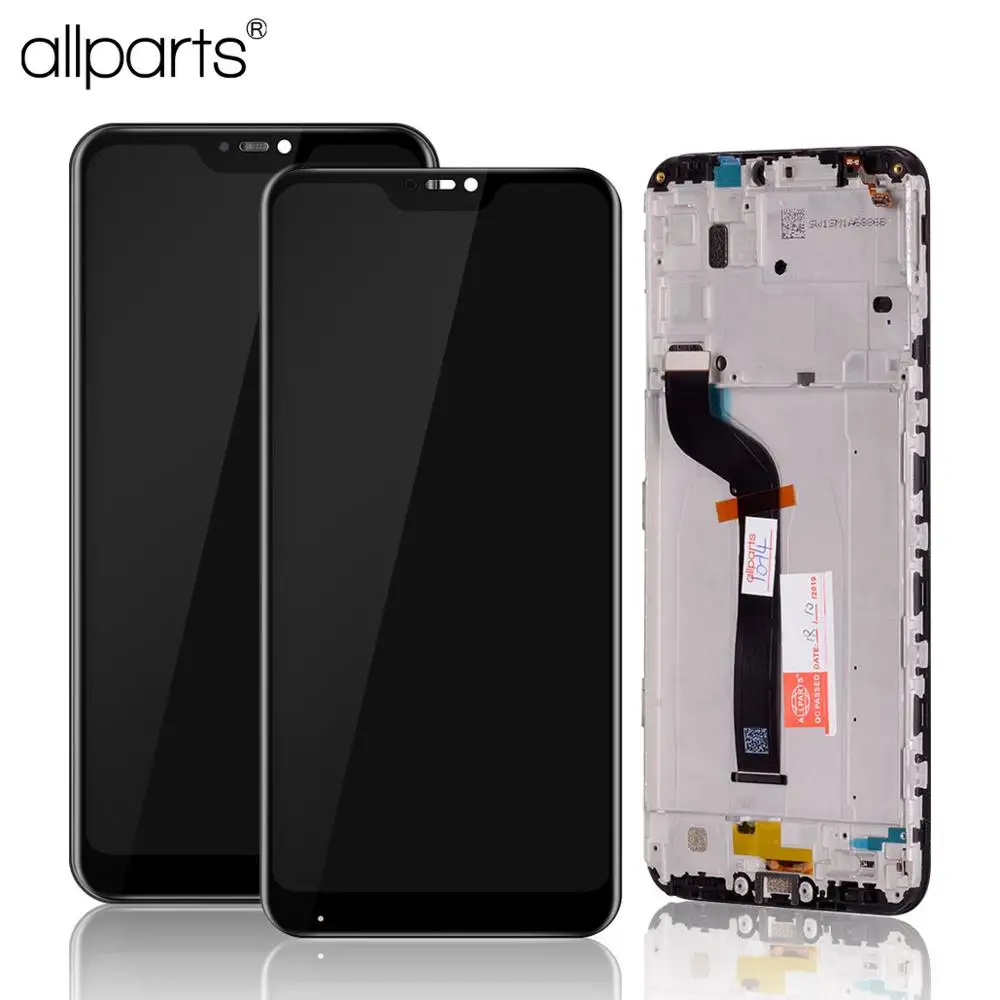 Цена Дисплей для Xiaomi Mi A2 Lite 6 Pro font b LCD b font в сборе с тачскрином на рамке Оригинал 5.84 черный белый