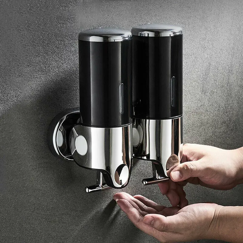 1pc Distributeur De Pompe De Douche Mural Pour Salle De Bain Et Organisateur  - Contient Du Shampoing