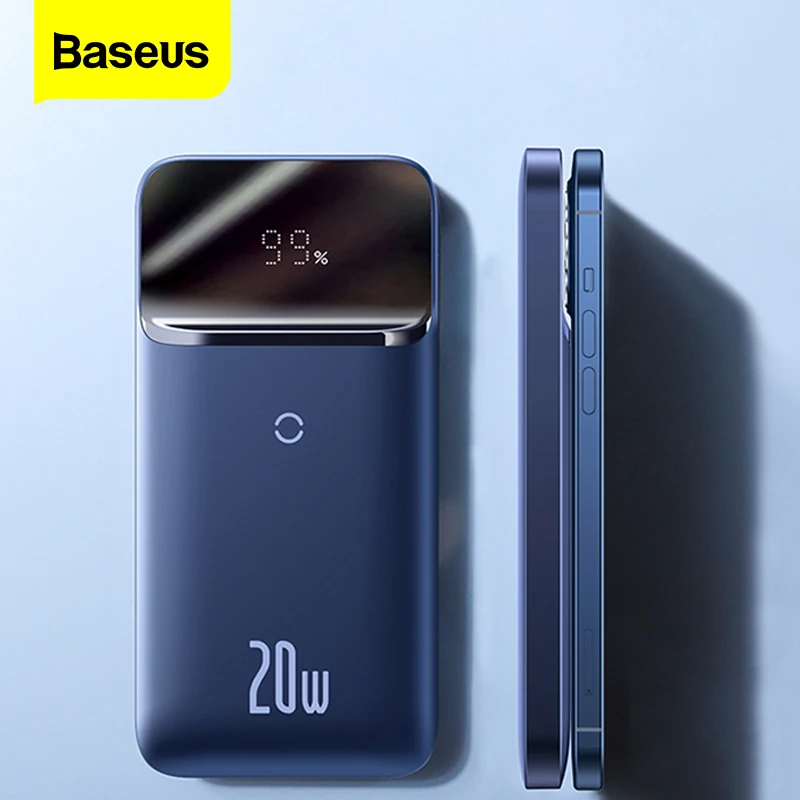 Внешний аккумулятор Baseus на 20 Вт с функцией быстрой зарядки 10000 мАч | Мобильные