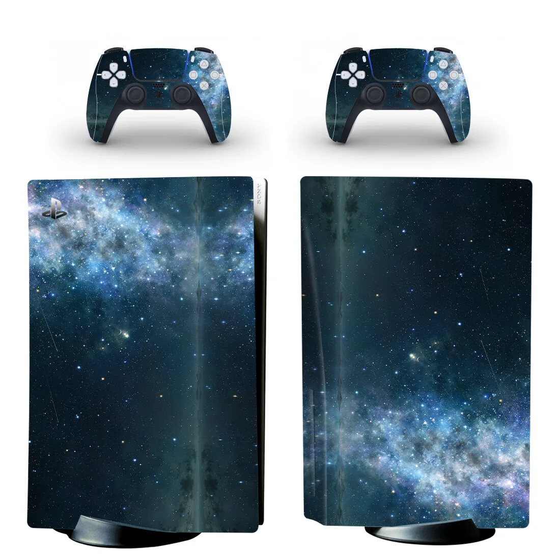 Starry Sky Night Ps5 Standard Disc Skin Sticker Decal Per Playstation 5 Console E Controller Ps5 Skin Sticker Vinyl