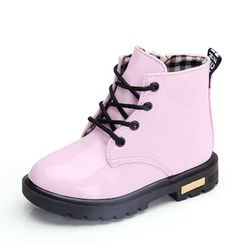 

2020 Spring Autumn Models Small Medium-Sized Children's Boots Fashion Boys Girls Explosion-proof Martin Boots Waterproof