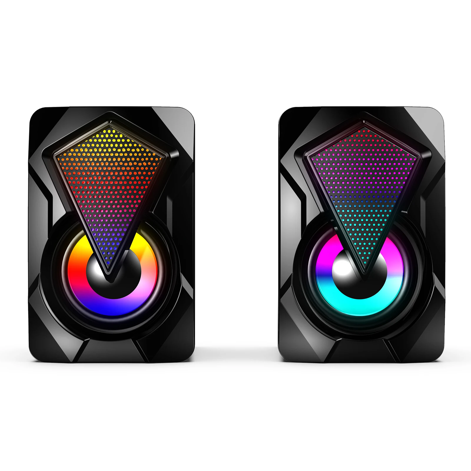 RGB LED Computer Speaker Subwoofer For Laptop Desktop/Mobile Phone/MP3/MP4/DVD