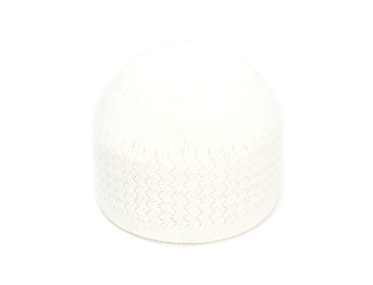 2021 New Pencil Cap Otton Skull Cap Beanie Kufi with Checkered-Knit Pattern in Solid Colors for Everyday Wear 