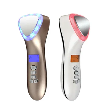 

Import and export facial massage instrument photon rejuvenation instrument cold and hot color light multi-functional beauty inst