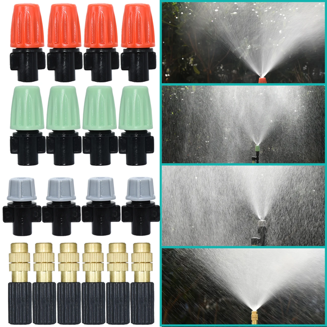 SPRYCLE Garden Automatic Watering Sprinkler Dripper Tee Connetor Drip Irrigation Kit Micro Mist Spray Cooling System 4/7mm Hose