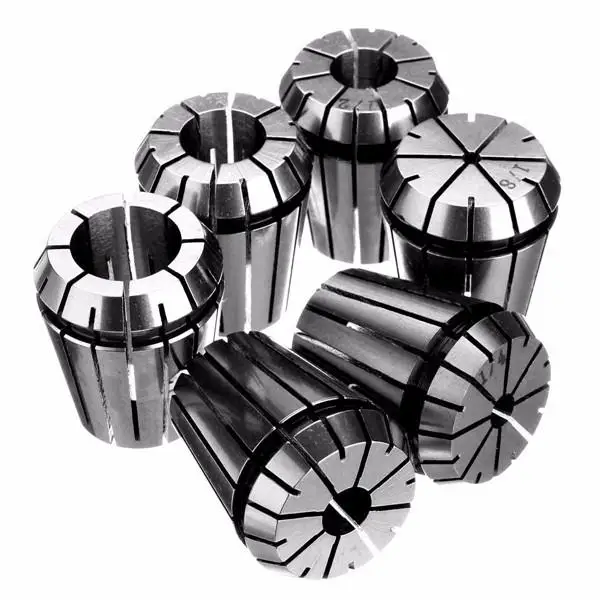 JUSTINLAU 6pcs ER32 Spring Collet Set 1/8 Inch to 3/4 Inch Chuck Collet for CNC Milling Lathe Tool shell mill cutter