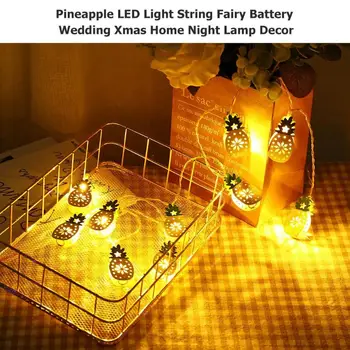 

Pineapple LED Light String Fairy Battery Wedding Xmas Home Night Lamp Decor Hanging Fairy Lights Warm Fairy String Lamp