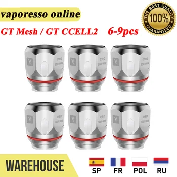 

Original 6pcs-9pcs Vaporesso Cascade One GT Coil GT Mesh Coil 0.18ohm / GT CCELL2 Coil 0.3ohm for Cascade One Kit / One Plus Kit