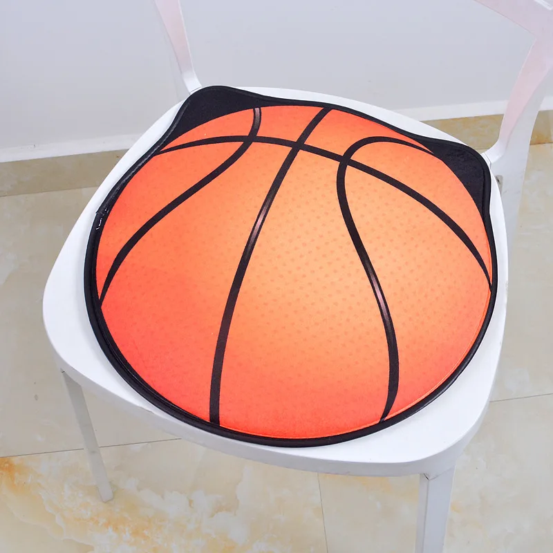 Basketball Милый Лев, Студенческая подушка для сиденья, мультяшная Нескользящая подушка для обеденного стула, коврик для сидения автомобиля 38*38 см, офисные подушки, мягкие подушки татами - Цвет: Basketball