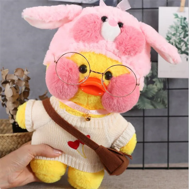 1 шт. 30 см Lalafanfan плюшевые мягкие игрушки куклы Kawaii кафе Мими желтая утка Lol сменная