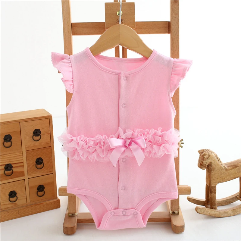 Pink Floral Новинка; одежда для маленьких девочек; боди для маленьких девочек; комбинезон с милыми бабочками; Одежда для младенцев; одежда для малышей; боди - Цвет: Pink Floral
