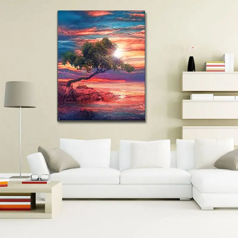 Beautiful Beautiful scenery 5D round Shaped Diamond Painting Embroidery Needlework Rhinestone Crystal Cross Craft Stitch Kit - Beautiful Beautiful scenery 5D round Shaped Diamond Painting Embroidery Needlework Rhinestone Crystal Cross Craft Stitch Kit -
