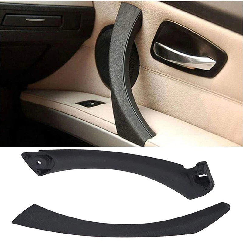 

2 PCS Car Inner Door Handle Pull Trim Cover For BMW 3 Series E90 E90 LCI E91 E91 LCI Car Tuning Internal Decoration Accessories