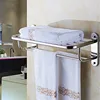 Bathroom Towel Racks 304 Stainless Steel Nail Punched Bath Towel Holder Wall Mounted  Bath Hardware Bathroom Accessories 50-60cm ► Photo 2/6