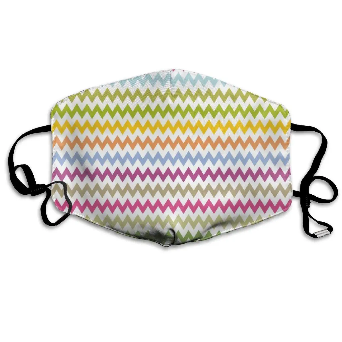 

Dustproof Washable Reusable Colorful Chevron Mouth Cover Mask Respirator Germ Protective Warm Windproof Mask