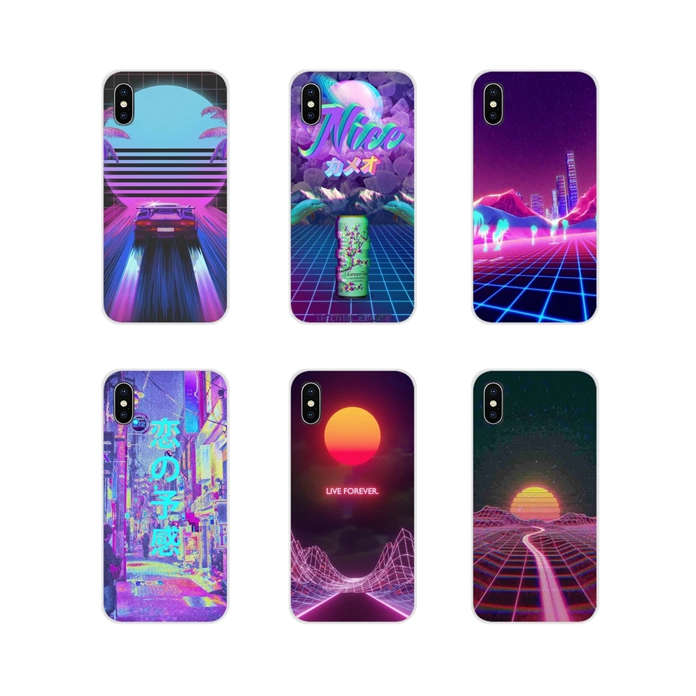 Эстетичные аксессуары Vaporwave чехлы для телефонов Samsung A10 A30 A40 A50 A60 A70 M30 Galaxy Note 2 3 4 5 8 9