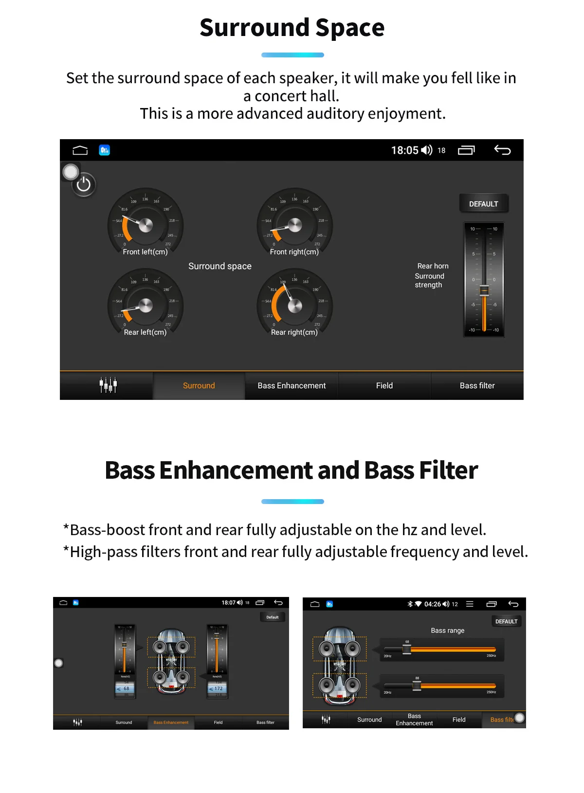 Cheap 6.2"Single Din Android 8.1Car Radio Stereo 2GB+32GB Octa Core Head Unit Tape Recorder Multimedia GPS NO DVD Player Built-in DSP 6