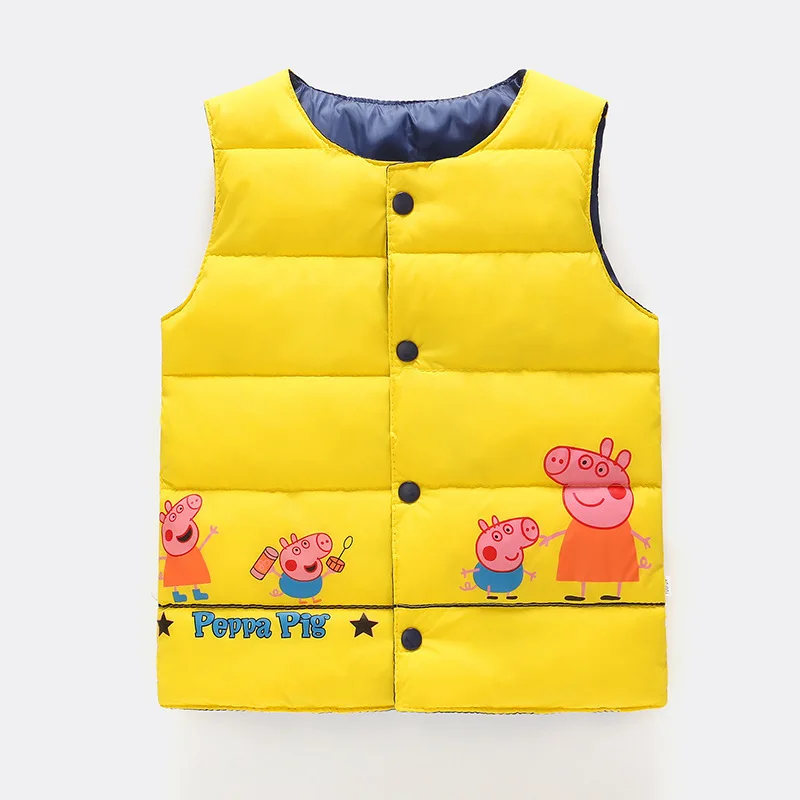 New Style Autumn& Winter Versatile Warm Children Cotton Vest Men And Women Children Thick Cotton Vest