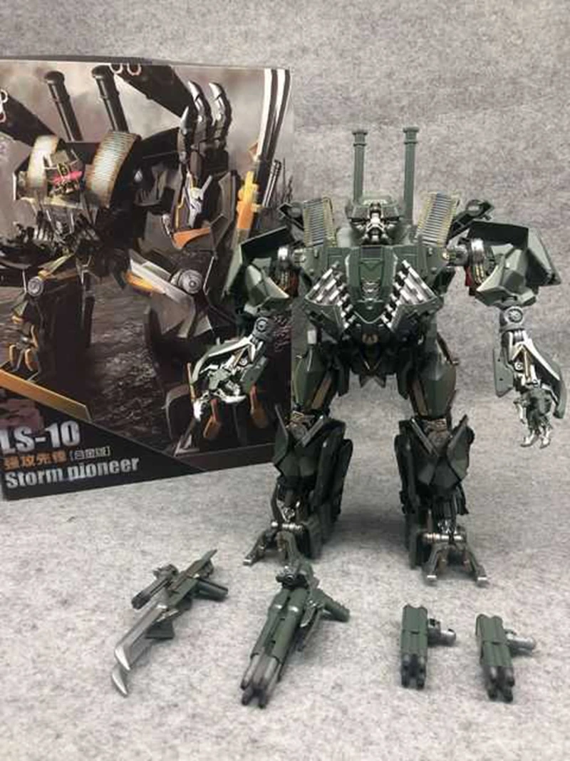 

Black Mamba LS10 noisy tank 3 model movie version robot alloy magnified version PVC Action Figure Model Doll Toy