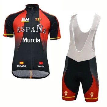 

NEW Spain Murcia BH cycling jersey Quick Dry bike bicycle clothing ropa ciclismo short Cycling Sets Gel pad