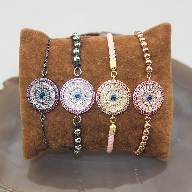 10 шт./лот, дизайн, Радужный круглый коннектор, cz браслет, покрытый кубическим цирконием, популярный браслет, дешево, опт